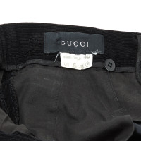 Gucci Zwarte fluwelen broek