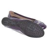 Tod's Ballerinas in purple