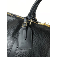 Louis Vuitton Keepall 55 Leather in Black