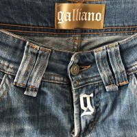 John Galliano Jeans im Used-Look