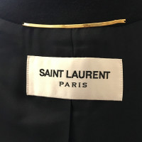 Saint Laurent Cappotto con contenuto di angora