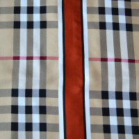 Burberry Foulard en soie à carreaux nova