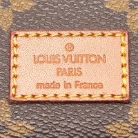 Louis Vuitton Saumur 30 in Tela in Marrone