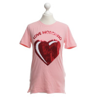 Moschino Love T-shirt in rosa