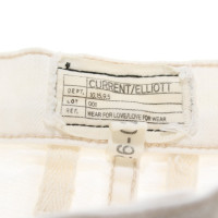Current Elliott Shorts aus Baumwolle in Weiß