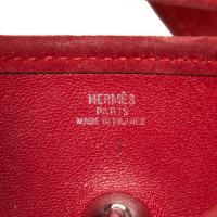 Hermès Vespa Leer in Rood