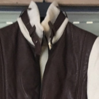 Ralph Lauren Leather / cashmere jacket