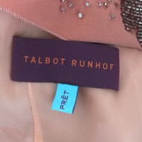 Talbot Runhof Robe longue à paillettes