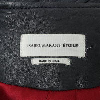 Isabel Marant Leather jacket in grey