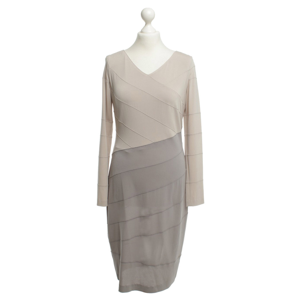 Escada Dress in beige/grey