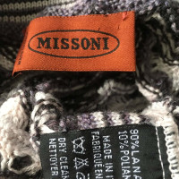 Missoni Poncho en laine.