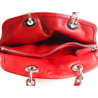 Christian Dior Granville Bag aus Leder in Rot
