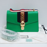 Gucci Sylvie Bag Small Leather in Green