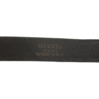 Hermès Schulterriemen in Schwarz