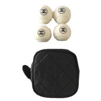 Chanel Tennis Ball Set with Holder
