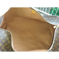 Louis Vuitton Keepall 60 in Tela in Marrone