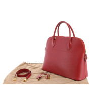 Hermès Bolide 35 aus Leder in Rot