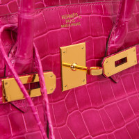 Hermès Birkin Bag 35 Leer in Roze