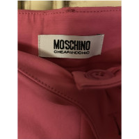 Moschino Cheap And Chic Paio di Pantaloni in Cotone in Fucsia