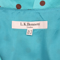 L.K. Bennett Abito in seta con motivo