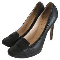 Céline Pumps/Peeptoes Leer in Zwart