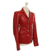 Christian Dior Leather jacket in red