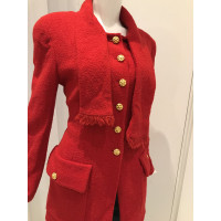 Chanel Red blazer coat