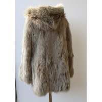 Simonetta Ravizza Coat with fox fur trim