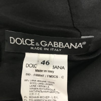Dolce & Gabbana Jurk in zwart / wit
