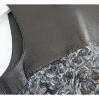 Michael Kors Leather / mohair dress