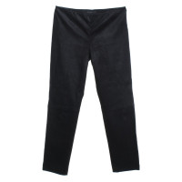 The Row Suede pants in black