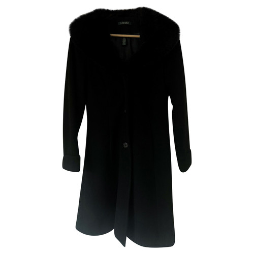 RALPH LAUREN Women's Jacket/Coat Wool in Black Size: US 4