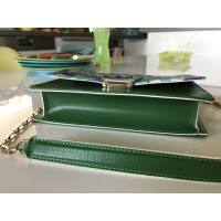 Emilio Pucci Umhängetasche aus Leder in Grün