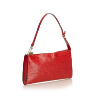 Louis Vuitton Pochette Mini en Cuir en Rouge