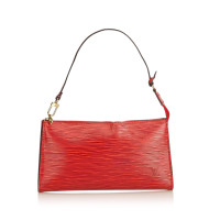 Louis Vuitton Pochette Mini en Cuir en Rouge