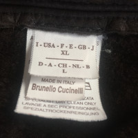 Brunello Cucinelli Giacca in pelle / cashmere