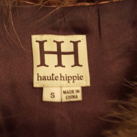 Haute Hippie feather vest