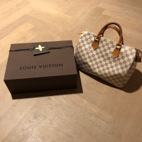 Louis Vuitton Speedy 30 aus Leder in Beige