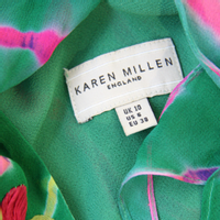 Karen Millen zijden jurk bloemmotief
