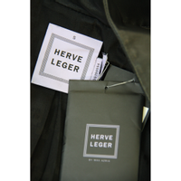 Hervé Léger Leather jacket in black