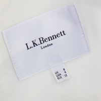 L.K. Bennett A-lijn jurk in wit