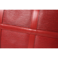 Louis Vuitton Keepall 60 aus Leder in Rot