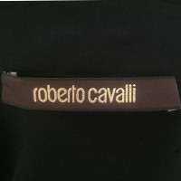 Roberto Cavalli Chemisier en soie avec dentelle