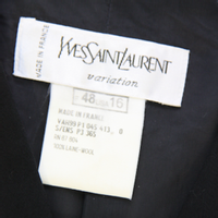 Yves Saint Laurent Blazer di lana in nero