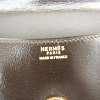 Hermès Rio Leer in Bruin