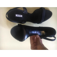 Miu Miu Sandals in black