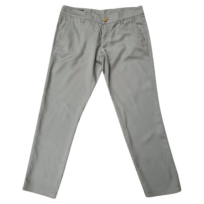 Gucci Paire de Pantalon en Coton en Gris