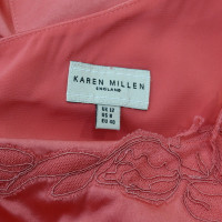 Karen Millen Robe en soie orange