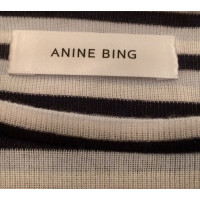Anine Bing Camicia con motivo a strisce