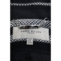 Karen Millen Mantel mit Karo-Muster